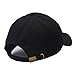 Moore Mens Plain Baseball Cap Cotton Black Fashion Unisex Adjustable Hip Pop Flat Hats (Black-Ghost)