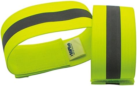 GMVPlus Reflective Ankle Bands 2 Bands1 Pairs High Visibility Safety Gear for Running, Bike, Walking, Jogging,Cycling.Works as Wristbands, Armband, Leg Straps.Accessories for Sports Running Gear.