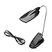28 LED Book Light, Clip on Reading Light, Flexible Book Reading Lamp, Battery Power Eye Protection for Reading in Bed (Black)