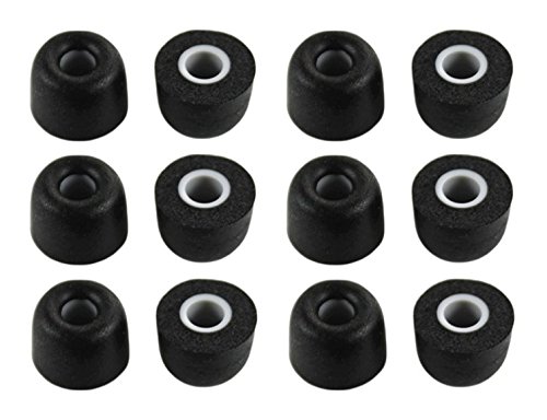 image for Zotech 6 Pair Memory Foam Replacement Earbuds, Ear Tips for JayBird Bl