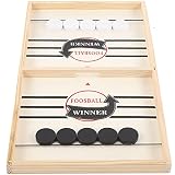 Sling Puck Board Game I Table Top Puck Table Game I Wooden Family Games, Fast Sl