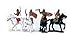 Plastic Toy Soldiers Ancient Egyptian Infantry Ancient Egypt Figures Painted Set 1/32 Scale 16 Pieces by Sunjade