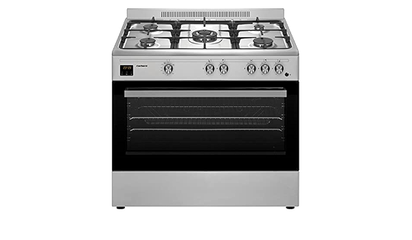 Corberó CC900X Cocinas Hornos Panorámico Dimensión 80x90x60, Horno a Gas de  96L, Gas Butano, Color INOX, 5 Fuegos, Gris : Amazon.es: Grandes  electrodomésticos