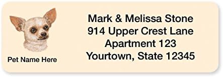 Chihuahua Set of 215 Sheeted Address Labels