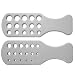 Beadsmith Wire Chain 2-Piece Drawplate Set, 1.5 to 14.5mm Holes