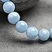 Soothing Bracelet - Natural Aquamarine bracelet - Bring Positive Energy - Peace - Youthfulness Bracelet - Crystal Stone Bracelet for Everlasting Joy