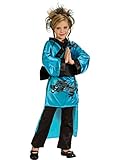 Child's Teal Dragon Lady Costume