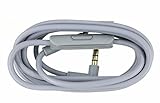 Replacement Audio Cable Cord Wire with In-line Microphone and Control For Beats by Dr Dre Headphones Solo/Studio/Pro/Detox/Wireless/Mixr/Executive/Pill (Grey)