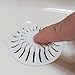 DANCO Universal Bathroom Sink Suction Cup Hair Catcher Strainer and Snare | For Pop-Up Stoppers | White | 2 Pack (10769)