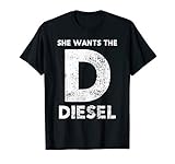 Mens Diesel Truck Or Mechanic T-Shirt For Men | She Wants The D
