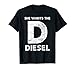 Mens Diesel Truck Or Mechanic T-Shirt For Men | She Wants The D