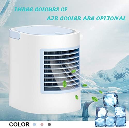 Renile Personal Space Mini Size Air Conditioner Fan 3-in-1 Air Cooler Cooler for Home Bedroom Office Air Humidifier Air Purifier Small Air Circulator Evaporative