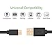 Ugreen Micro USB Cable USB 2.0 A Male to Micro B Sync & Charging Cable, 1.5ft x 3 3 Pack, Black