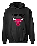 Men's Chicago Bulls Pullover Hoodie, NBA Baskeball Hooded Sweater