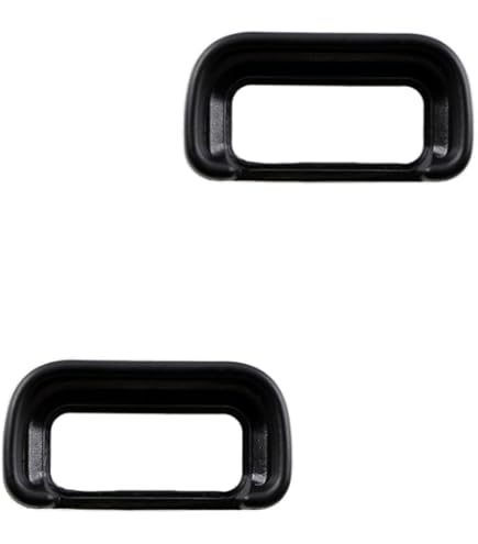JJC 2-Pack Eyecup & Hot Shoe Cover For Sony A6700 Camera - Replaces FDA-EP20 & FA-SHC1M