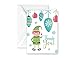 Paper Frenzy North Pole Collection Winter Christmas Holiday Thank You Note Cards and Envelopes - 25 pack