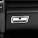 Voodonala Chrome Co-Pilot Organizer Storage Box Handle Trim for Ford F150 2015 2016 2017