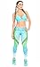 Fiber Many Styles Printed Workout Leggings for Women Gym Tights Yoga Pants