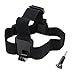 Head Strap Mount Compatible with GoPro Hero 13 12 11 10 9 8 Session/AKASO EK7000 Brave 4 5 6 7 LE V50X/Dragon Touch/Jadfezy/Exprotrek/VEMONT/WOLFANG/ODDV Action Cameras Elastic Flexible Head Belt