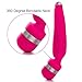 FengLan Vibrator Wireless Power Wand Massager 7 Frequency Rechargeable Waterproof Silent Medical-Grade Silicone Pulsating Patterns (Pink)