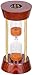 HANZONBIG Sand Hourglass Timer – Best Accurate Time Management Device for Activities, Work & Focus – Ultimate Home, Office & Desk Decoration – 5 Minute Hour Glass (Brown)