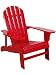 Leigh Country TX 94050 Adirondack Chair, Red primary