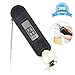 Digital Meat Thermometer Instant Read Folding Food Thermometer with Unique Bottle Opener Big LCD Display Durable Construction for Indoor & Outdoor BBQ Grill, Liquid, Candy, Cheese, Chocolate Coffee