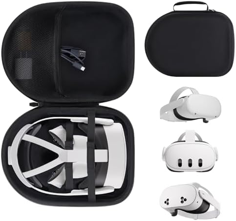  Quest 3 VRヘッドセット 128GB ケース付き Amazon.com: VR Headset Carry Case For Mata Quest 3 3S Oculus 2