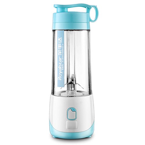 Click Here to See More Images DULPLAY Personal blender,Smoothie maker,Electric fruit smoothie,(22,000 RPM), For shakes smoothies Abs plastic Portable Bpa free Sport tritan bottle-B 25x8cm(10x3inch)