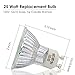 SerBion GU10 Halogen Light Bulbs for Candle Warmer Lamp, Dimmable MR16 120V 25W Bulbsfor Track and Range Hood, Warm White