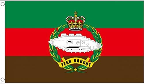 AZ FLAG, United Kingdom Royal Tank Regiment Flag, 3x5 Ft, 100D Polyester British Army Banner with Two Metal Grommets
