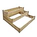 Greenes Fence Best Value 3-Tier Cedar Raised Garden Bed Planter 48