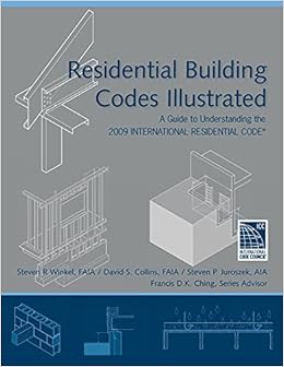 Residential Building Codes Illustrated A Guide To Understanding The 2009 International Residential Code Winkel Steven R Collins David S Juroszek Steven P Ching Francis D K 9780470173596 Amazon Com Books