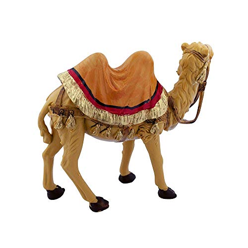 VILLAGE GIFT IMPORTERS 5" Christmas Nativity Collection - 36 Different Statues - Traditional Nativity Figures with New Merchants! - Hand-Painted and Made in Italy (Standing Camel (Medium))