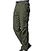Jessie Kidden Mens Hiking Pants Convertible Quick Dry Lightweight Zip Off Outdoor Fishing Travel Safari Pants (225 Army Green 36)