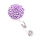 Ascrafter Multi-Layer Flower Retractable Badge Reels, ID Badge Reel Clip On Card Holders, 5 Pack