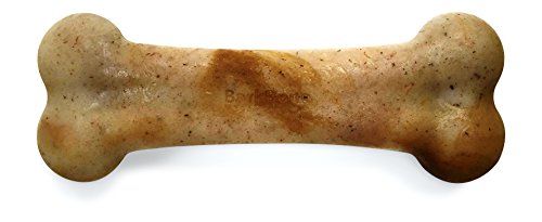 Pet Qwerks BBB2 Bacon BarkBone Nylon Chews For Dogs, Large