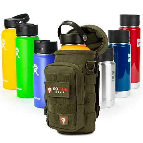 image for Go Time Gear Exo-Tek H2O MOLLE Water Bottle Pouch Hydration Carrier - 