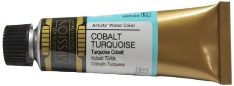 Mijello Mission Gold Class Water Color, 15ml, Cobalt Turquoise