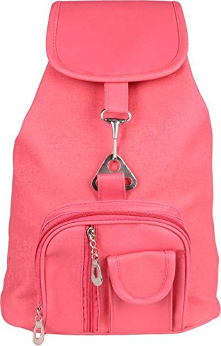 tiptop fashion women backpack with beautiful pink color casual