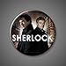 Sherlock Holmes Magnets TV Series Watson BBC Baker street 221B Benedict Cumberbatch, Martin Freeman, Andrew Scott, Moriarty 1 inch round button magnets for fridge lockers whiteboards.