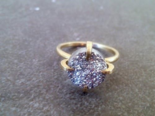 Druzy Ring ,Silver Color Druze ring,Round Ring ,Gemstone ring, Gold ring,claw ring,Stack ring