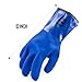 Better Grip Heavy Duty WINTER Premium Double Coated PVC Cold Resistant Snow Blower Insulated Gloves, Large (Blue, 1 Pair)
