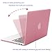 MOSISO Case Only Compatible with MacBook Pro Retina 13 inch (Models: A1502 & A1425) (Older Version Release 2015 - end 2012), Plastic Hard Shell Case & Keyboard Cover & Screen Protector, Pink