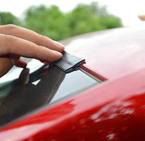 Piaobaige 2mフロントリアフロントガラスシールストリップ14mm 19mm T形ゴム屋根防水トリム断熱材防音ウェザーストリップシールストリップ