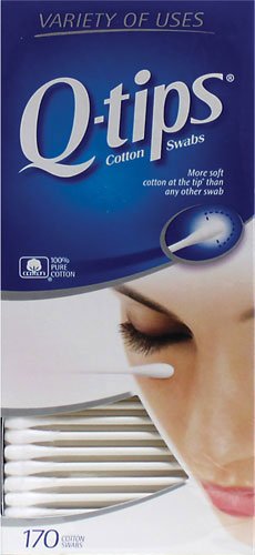 Q-TIps Cotton Swabs 170 Count (Pack of 3)