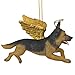Christmas Tree Ornaments - Honor The Pooch German Shepherd Holiday Angel Dog Ornaments