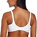 Bali Women's Comfort Revolution Convertible Wirefree Bra, White,42B