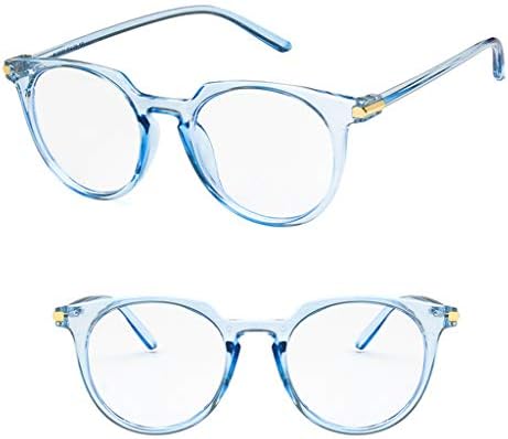 Pennyninis 1PC New Optical Glasses Anti Blue Ray Radiation Professional Computer Protection Eyes Care Clear Lens Transparent Fashion Classic Unisex Round Eyeglasses