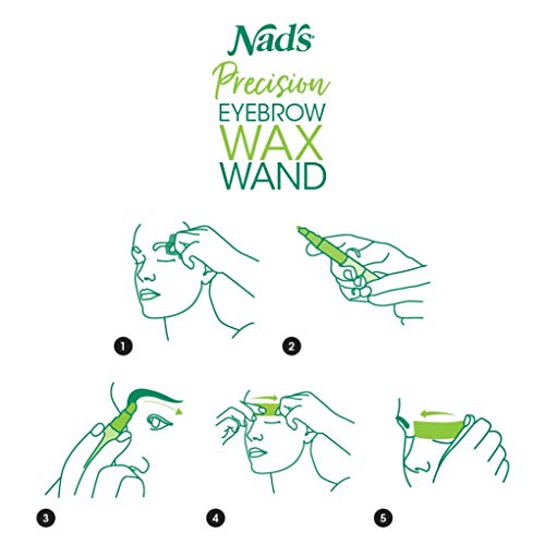 image for Nad's Eyebrow Shaper Wax Kit - Eyebrow Facial Hair Removal For Women -